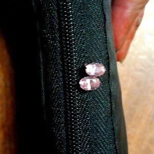 NWOT STERLING SILVER PINK ICE EARRINGS